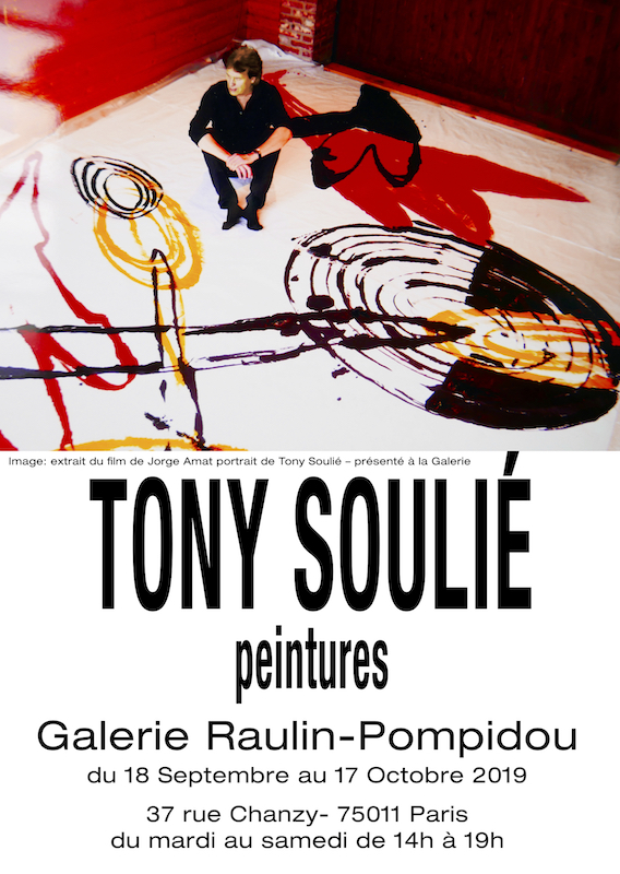 Affiche de l'exposition Tony Soulié 2019