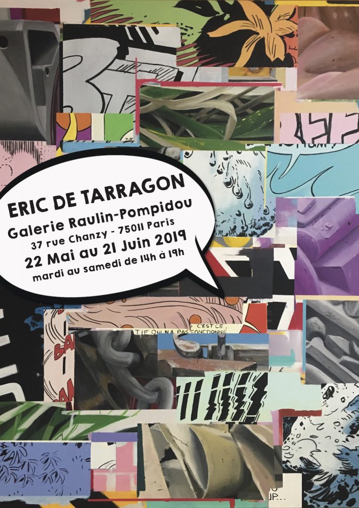 Affiche de l'exposition Eric de Tarragon 2019