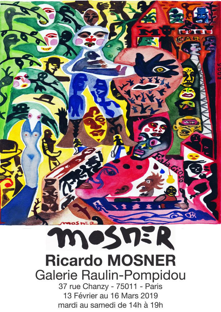 Affiche de l'exposition Ricardo Mosner 2019