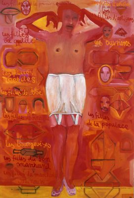 Tableau "Classification of Woman by Restif de la Bretonne", Jacek Sroka 1995