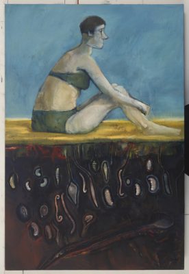 Tableau "Girl On A Beach", Jacek Sroka 1999